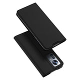 DUX DUCIS Skin Pro Faux Leather Wallet Flip Case for Xiaomi 12S Pro / 12 Pro - Black