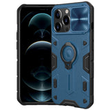 Nillkin CamShield Armor Camera Lens Protector Case for Apple iPhone 13 Pro - Blue