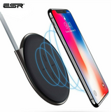 ESR Essential 5W/7.5W/10W Black Universal Fast Wireless Charger, Apple & Android