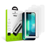 Glastify OTG+ 2-Pack Tempered Glass Screen Protector for Apple iPhone 13 Pro Max