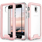 Zizo ION Series Hybrid Tough Case for Samsung Galaxy J7 2018 - Rose Gold / Clear