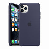 Official Apple Silicone Rear Case Cover for iPhone 11 Pro Max - Midnight Blue