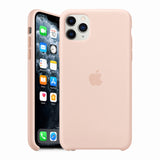 Official Apple Silicone Rear Case Cover for iPhone 11 Pro Max - Pink Sand