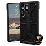 Urban Armor Gear (UAG) Monarch Case for Samsung Galaxy S23 Ultra - Kevlar Black