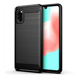 Flexi Carbon Rear Case for Samsung Galaxy A41 - Black