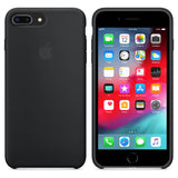 Official Apple Silicone Rear Case Cover for iPhone 8 Plus / 7 Plus - Black