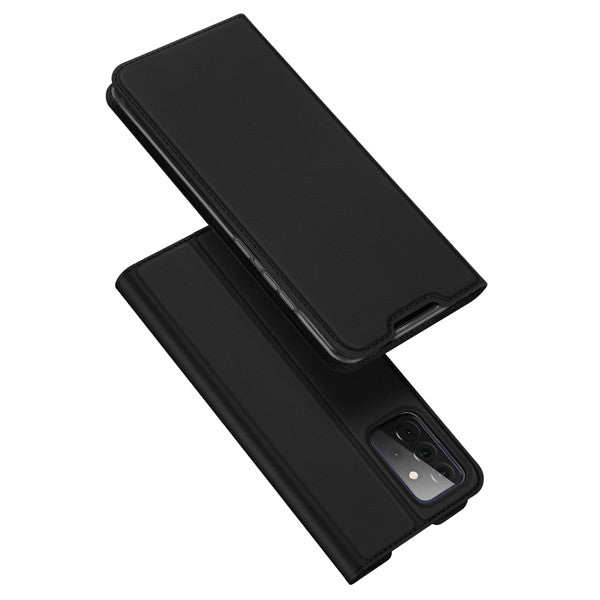 DUX DUCIS Skin Pro Faux Leather Wallet Flip Case for Samsung Galaxy A72 / A72 5G - Black