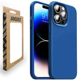 Armoured™ Liquid Silicone Slim Case Cover for Apple iPhone 14 Pro - Denim Blue