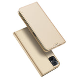 DUX DUCIS Skin Pro Faux Leather Wallet Flip Case for Xiaomi Poco M5 - Gold