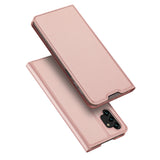 DUX DUCIS Skin Pro Faux Leather Wallet Flip Case for Samsung Galaxy A13 4G - Rose Gold