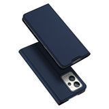 DUX DUCIS Skin Pro Faux Leather Wallet Flip Case for Oppo Realme GT2 Pro - Blue