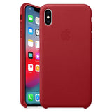 Official Apple Leather Rear Case Cover for Apple iPhone XS Max - Red