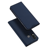 DUX DUCIS Skin Pro Faux Leather Wallet Flip Case for Nokia G11 Plus - Blue