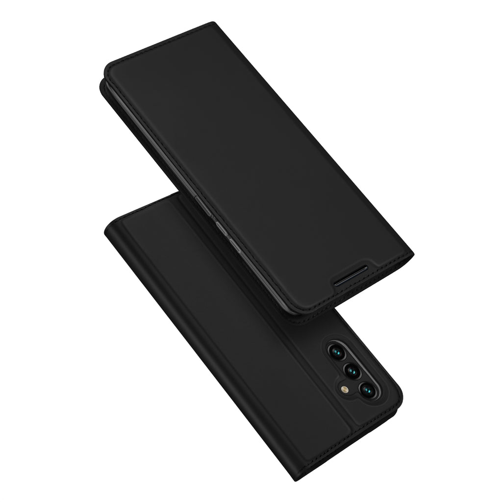 DUX DUCIS Skin Pro Wallet Flip Case for Samsung Galaxy A13 5G / A04s - Black