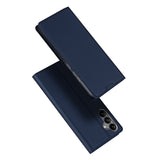 DUX DUCIS Skin Pro Faux Leather Wallet Flip Case for Samsung Galaxy A34 5G - Blue