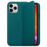 Official Apple Leather Folio Flip Case for Apple iPhone 11 Pro - Peacock