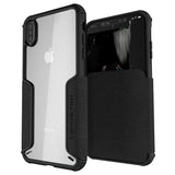 Ghostek EXEC3 Tough Flip Card Wallet Case Cover for Apple iPhone XS Max - Black