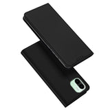 DUX DUCIS Skin Pro Faux Leather Wallet Flip Case for Xiaomi Redmi A1 - Black