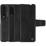 Nillkin Aoge Leather with Pen Holder Case for Samsung Galaxy Z Fold4 5G - Black