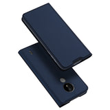 DUX DUCIS Skin Pro Faux Leather Wallet Flip Case for Nokia C21 - Blue
