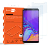 2x Screen Genie Case Friendly Glass Screen Protector for Samsung Galaxy A9 2018