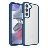 Armoured™ Shield Tough Case for Samsung Galaxy S22+ (Plus) 5G - Blue (grey buttons)