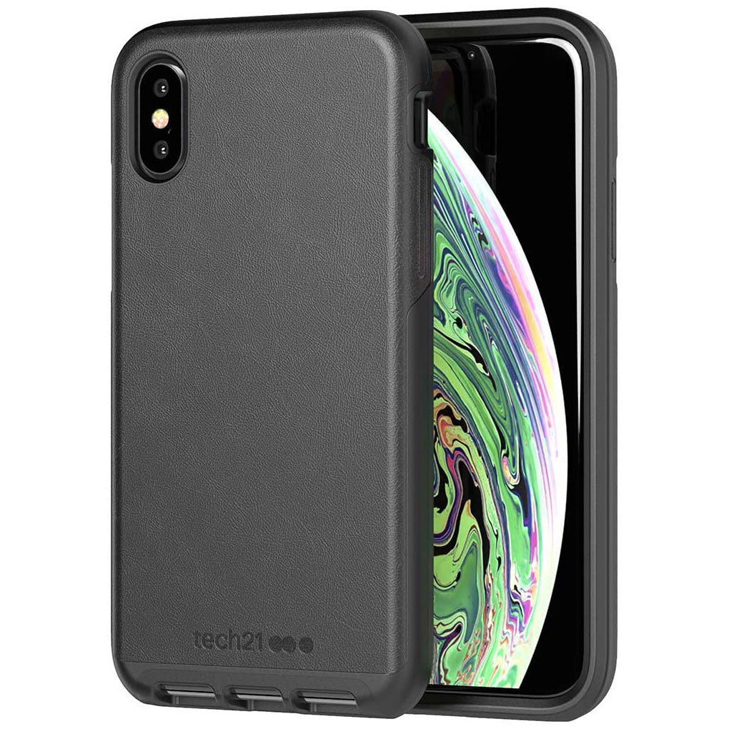 Tech21 Evo Luxe Premium Tough Case Cover for Apple iPhone X / XS - Black