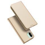 DUX DUCIS Skin Pro Faux Leather Wallet Flip Case for Xiaomi Redmi A1 - Gold