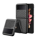 DUX DUCIS Venice Leather Case Cover for Samsung Galaxy Z Flip3 5G - Black