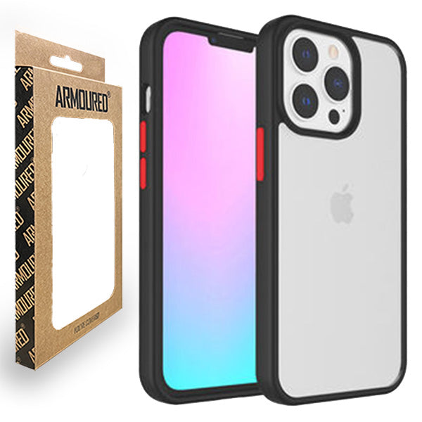 DASFOND Armor Hülle Für IPhone 13 Pro – Militärischer Sturzschutz, 360° Metall-Ständer, Auto-Magnet, Blau