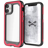 Ghostek Atomic Slim 3 Aluminum Tough Case Cover for Apple iPhone 12 Mini - Red