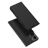 DUX DUCIS Skin Pro Faux Leather Wallet Flip Case for OnePlus Nord 2T 5G - Black