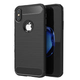 Flexi Carbon Rear Case for Apple iPhone X / XS - Black
