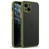 Armoured™ Camera Shield Lite Case Cover for iPhone 14 & 13 - Green / Orange
