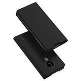 DUX DUCIS Skin Pro Faux Leather Wallet Flip Case for Nokia C21 - Black