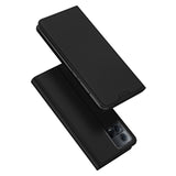 DUX DUCIS Skin Pro Faux Leather Wallet Case for Motorola Moto Edge 30 Fusion - Black