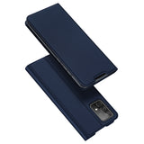 DUX DUCIS Skin Pro Faux Leather Wallet Flip Case for Samsung Galaxy A73 5G - Blue