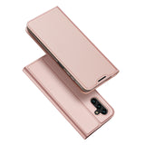 DUX DUCIS Skin Pro Wallet Flip Case for Samsung Galaxy A13 5G / A04s - Rose Gold